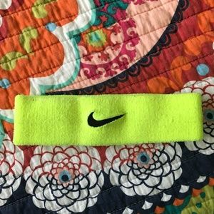 Yellow Nike Headband